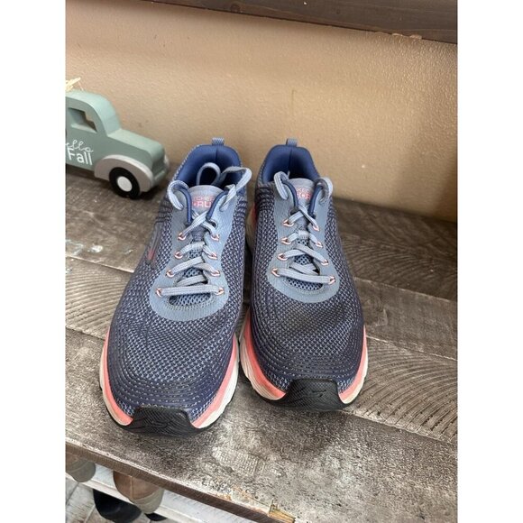 Skechers Womens Sz 12 Purple Max Cushioning Elite Running Shoes Sneakers 17693 - Picture 2 of 5